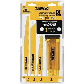 往复锯片| Dewalt DW4898 10片双金属往复锯片套装